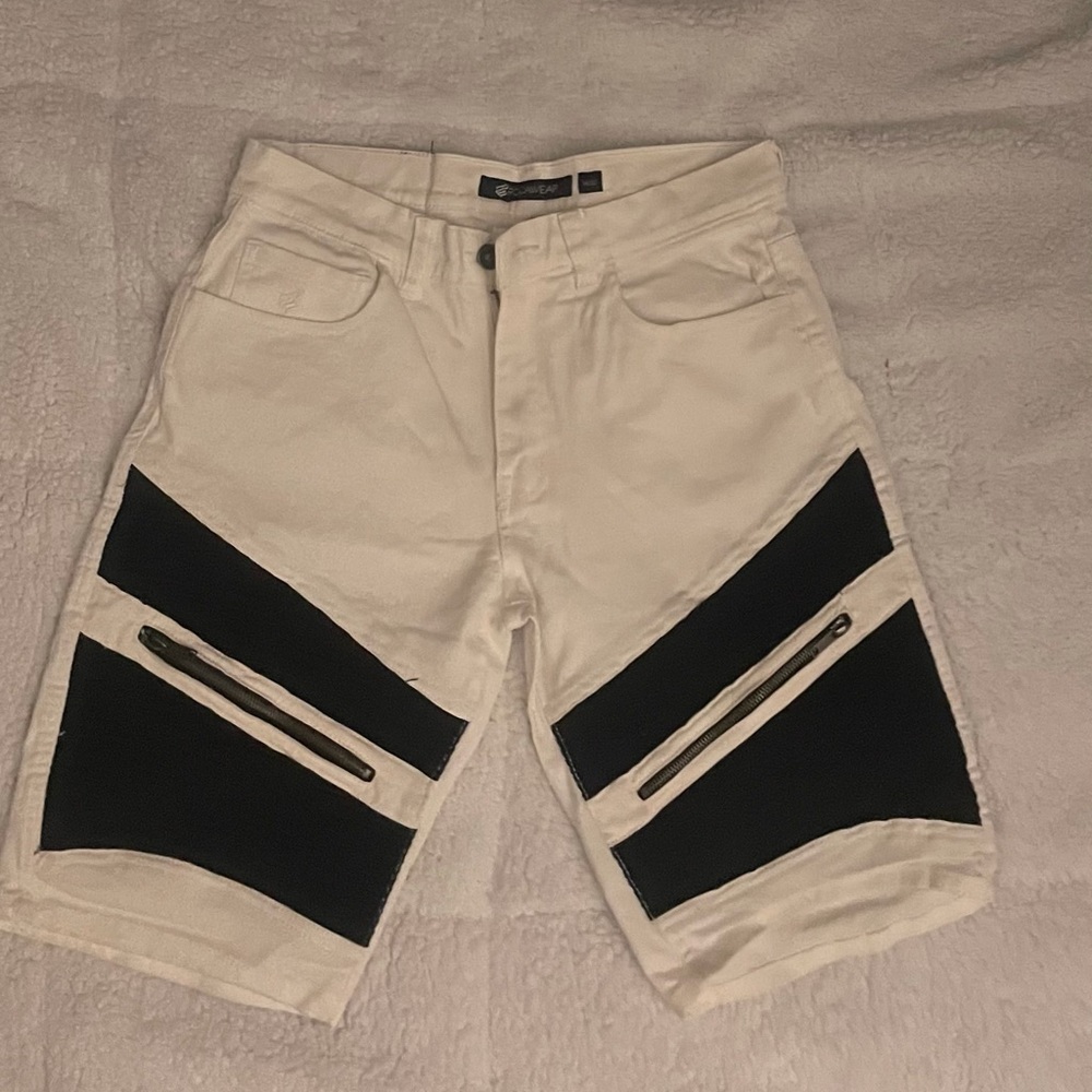 White RocaWear Jean Shorts